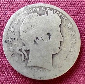 lot 66 image: 1899 Barber Quarter
