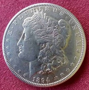 lot 73 image: 1894-O Morgan Dollar - NICE