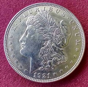 lot 81 image: Nice 1921 Morgan Dollar