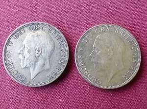 lot 82 image: (2) British Silver Florin Coins