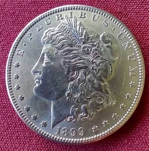 lot 92 image: Beautiful 1899-O Morgan Dollar