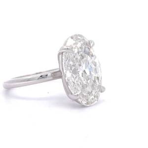Massive, High Grade 10.03 Carat Diamond Solitaire Four-Prong Ring in 18k White Gold w Report $17,583 Retail VIDEO
