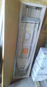 lot 526 image: In- Wall Ironing Board Cabinet.