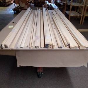 lot 593 image: Misc. Basswood Mouldings 300- LFNEW