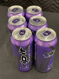 Rip It Grape Energy Drink 6 pack 16 oz cans