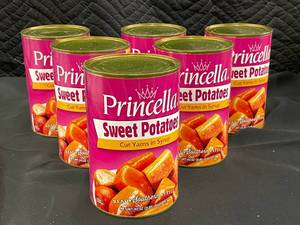Cut Yams in Syrup 6 X 40 oz Cans Best by 12212025