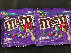 Dark Choc M&ampMs 2 Family Size Bags&nbspBest&nbspBy 012024