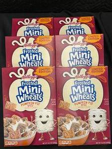 Frosted Mini Wheats Pumpkin Pie Spice 6 Boxes Best by 05222024