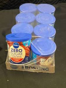 Pillsbury Zero Sugar Chocolate Fudge 8 Pack 15oz tubs&nbspBest&nbspBy 02082024