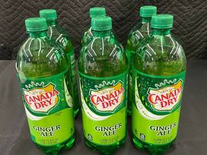 Canada Dry Ginger Ale 1 Liter bottles X 6