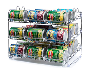 lot 406 image: Chemar Stackable Can Rack Organizer, Storage for 36 Cans