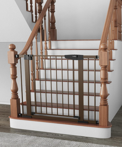 lot 414 image: Cumbor 29.7-40.6 Baby Gate for Stairs, Dog Gate for Doorways