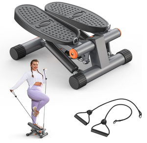 lot 425 image: Niceday Steppers for Exercise, Stair Stepper with Resistance Bands