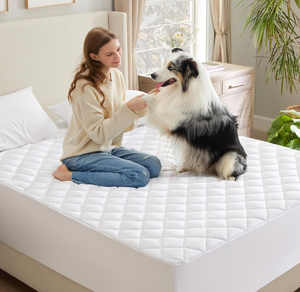 lot 436 image: Bedsure Waterproof Mattress Pad Full Size