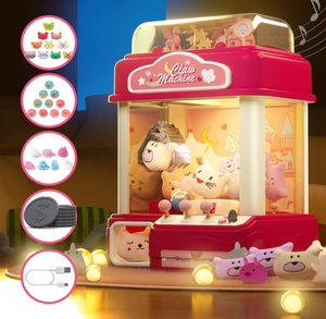 lot 447 image: Skirfy Claw Machine for Kids Adults with Sound Light, Vending Machine Candy Grabber