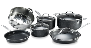 lot 448 image: Granitestone Original 10 Piece Nonstick Cookware Set