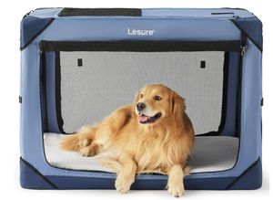 lot 453 image: Lesure Collapsible Dog Crate - Portable Dog Travel Crate