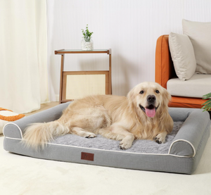 lot 468 image: TJSOULER Orthopedic Dog Beds for Large Dogs