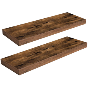 lot 378 image: LOT OF 2 HOOBRO Floating Shelves 24