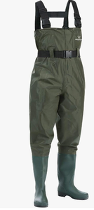 lot 321 image: FISHINGSIR Fishing Waders with Boots. SIZE 8