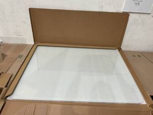 lot 393 image: Premium Tempered Glass for Office Chair. MINOR DAMGE. 36X46