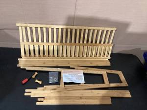 lot 346 image: COPREE Bamboo Garment Coat Storage Organizer
