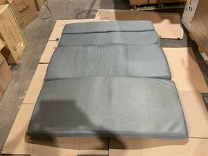 lot 156 image: Twin Size LUCID 3 Inch Folding Mattress - Foam Tri-Fold Guest Bed with Washable Cover and Carry Handles