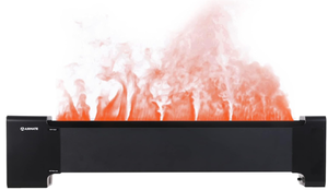lot 8 image: AIRMATE Electric Fireplace Heater & Humidifier 2in1 with Remote, Silent 35dB Linear Fireplace Realistic Flame