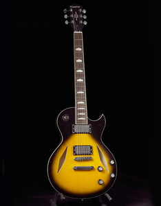 lot 29 image: Censtar Semi-Hollow Body Electric Guitar, 6-String Full Size Semi-Hollow Body Electric Guitar