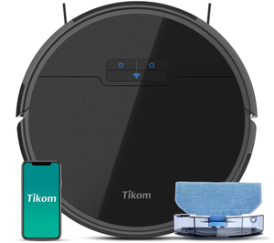 lot 44 image: Tikom Robot Vacuum and Mop, G8000 Robot Vacuum Cleaner, 2700Pa Strong Suction