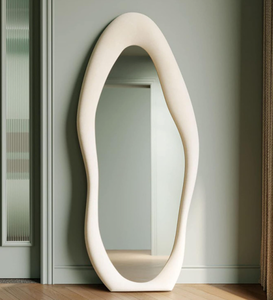 lot 71 image: Full Length Mirror,Clouds Irregular Mirror, Explosion-proof HD Floor Mirror