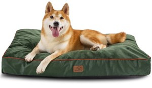 lot 107 image: Bedsure Waterproof Dog Beds for Large Dogs