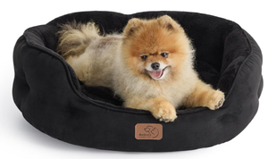 lot 113 image: Bedsure Dog Beds for Small Dogs - Round Cat Beds for Indoor Cats