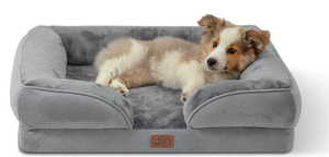 lot 139 image: Bedsure Orthopedic Dog Bed for Medium Dogs - Waterproof Dog Sofa Beds Medium