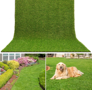 lot 154 image: AYOHA Artificial Grass, Synthetic Realistic Fake Turf Grass Thick Lawn Pet Turf