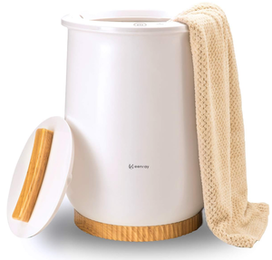 lot 175 image: Keenray Towel Warmers, Luxury Bucket Towel Warmer, Large Towel Warmer for Bathroom, Auto Shut Off, Fits Up to Two 40X70 Oversized Towels