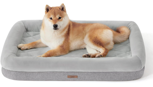 lot 180 image: Lesure Memory Foam Dog Bed - Orthopedic Dog Bed Washable for Large Dogs Made with CertiPUR-US Certified Foam