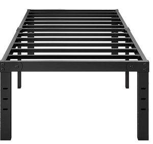 lot 206 image: Tooyyer Twin XL Extra Long Metal Bed Frame Heavy Duty 3000 lbs Sturdy Steel Frame Easy to Assembly