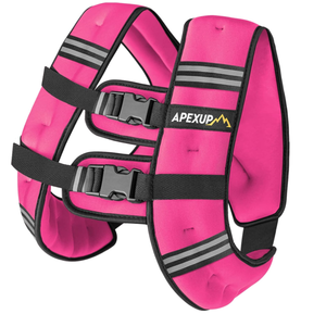 lot 250 image: APEXUP Weighted Vest Men 5lbs10lbs15lbs20lbs25lbs30lbs Weights with Reflective Stripe