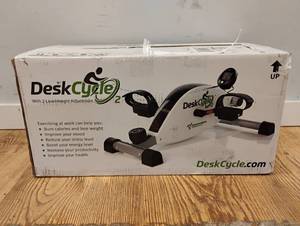 lot 1 image: NEW DESKCYCLE 2 UNDER DESK BIKE