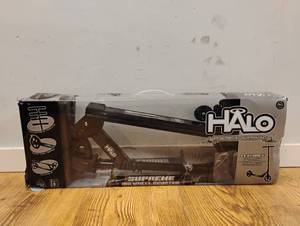lot 5 image: NEW HALO RISE ABOVE SUPREME BIG WHEEL SCOOTER