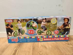 lot 10 image: NEW LITTLE TIKES BALANCE-TO-PEDAL BIKE