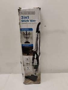 lot 62 image: NEW BLACK AND DECKER 3 IN 1 STICK VACUUM
