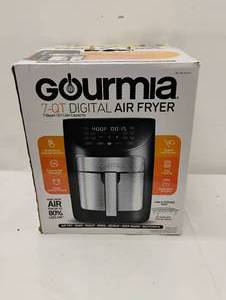 lot 87 image: NEW GOURMIA 7 QT DIGITAL AIR FRYER