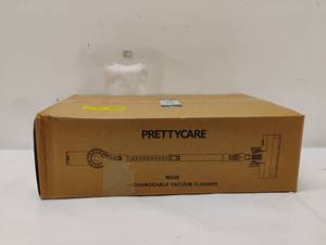 lot 67 image: NEW PRETTYCARE CORDLESS STICK VACUUM
