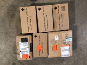 Lot of Husky 5 in. Caster Kit for Ready-to-Assemble Steel Garage Base Cabinets Customer Returns See Pictures