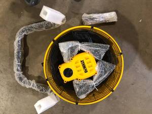 DEWALT 18 in. Yellow 3-Speed Heavy-Duty Drum Fan with 6 ft. Power Cord  Customer Returns See Pictures