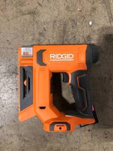 RIDGID 18V Cordless 38 in. Crown Stapler (Tool Only) Customer Returns See Pictures