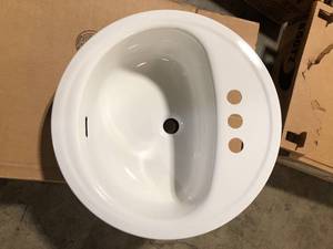 Lot of Assorted Bathroom Sinks Various Models and Conditions   Customer Returns See Pictures