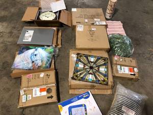 Lot of Assorted Home Decor Items and General Merchandise Various Models and Conditions Customer Returns See Pictures
